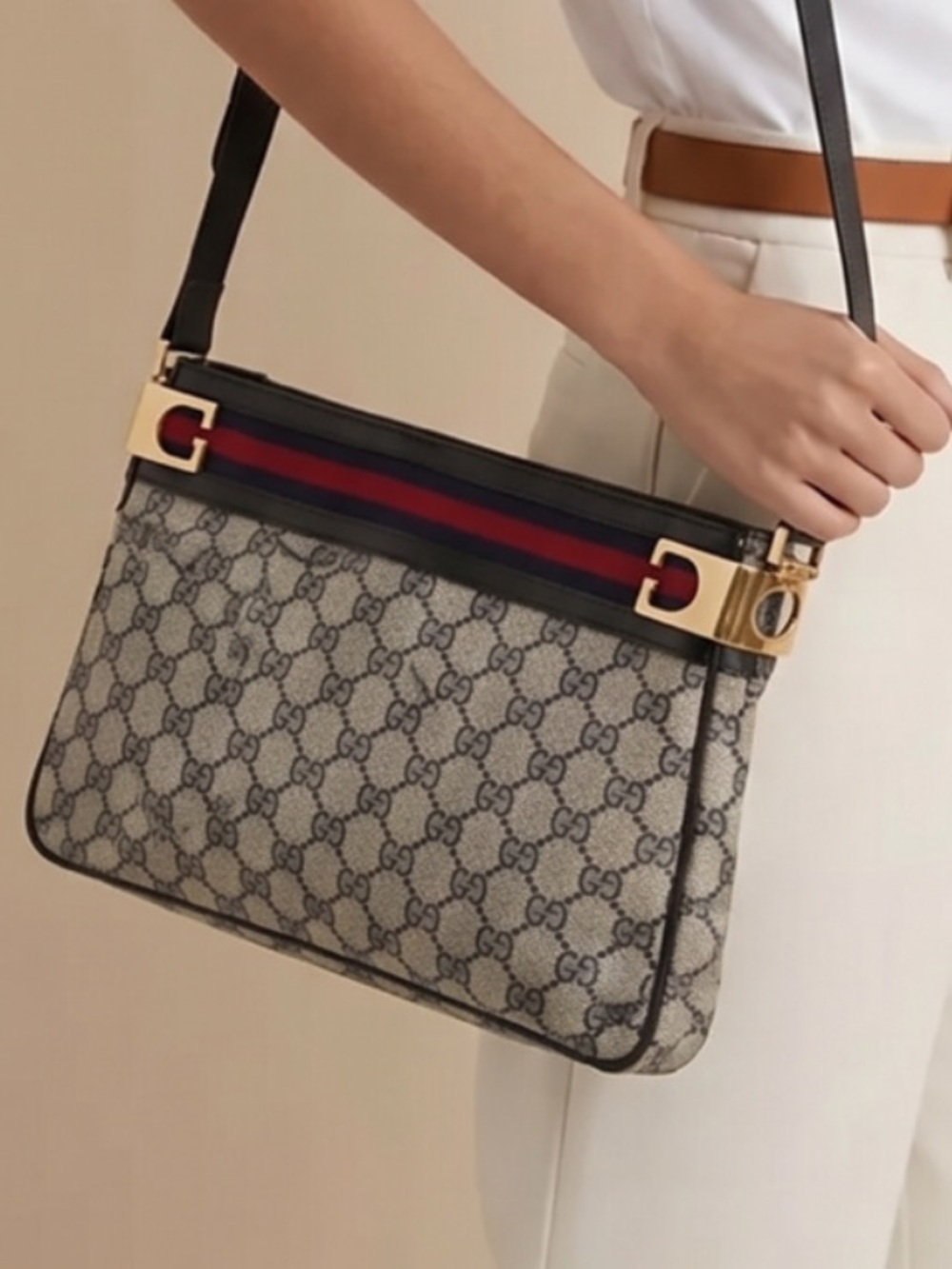 Authentic Sherry Line Shoulder/Bag Gucci